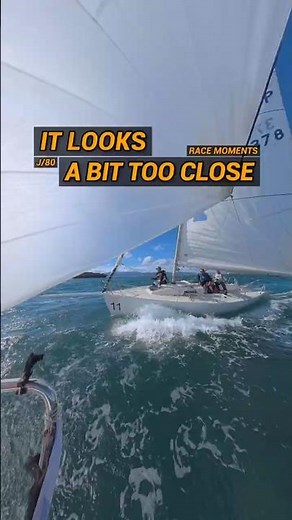 Spinnaker Inches Away | J/80 Tacuarita Sails It Very Tight