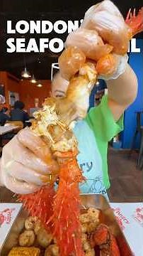 Best seafood boil in London 🦀 Angry Crab Shack#londonfood #londonrestaurants #london #seafoodboil