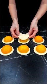 Dessert in 5 minutes! Just puff pastry and peaches