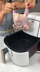 10M views · 28K reactions | Cooking a whole chicken in the air fryer | Cooking and Crafting with V | Facebook