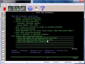 AS/400 & IBM i SQL Create Table 6