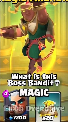 Excited or Shocked community#clashroyale #hero #magicarcher magic archer hero