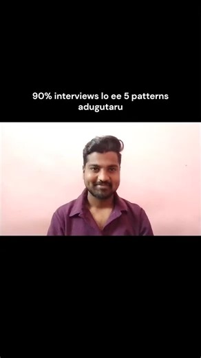 Jaswanth Reddy on Instagram: "SQL interview lo most asked patterns! 🎯 Ee 5 raakunda interview crack cheyaleru - naa experience nundi cheppestunna! Practice must 💪 #90dayschallenge #sql #database #consistancy #growthmindset"