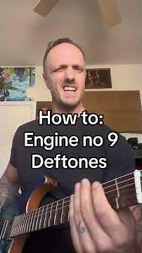 How to: Engine no 9 - Deftones. Go practice! #guitar #guitarlesson #music #fyp #deftones #engineno9