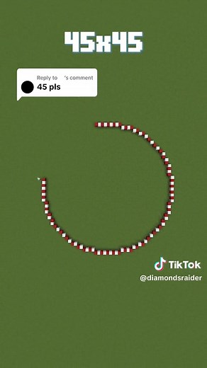 Create Perfect Circles in Minecraft: 45x45 Guide