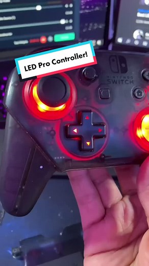 Custom LED Nintendo Switch Pro Controller