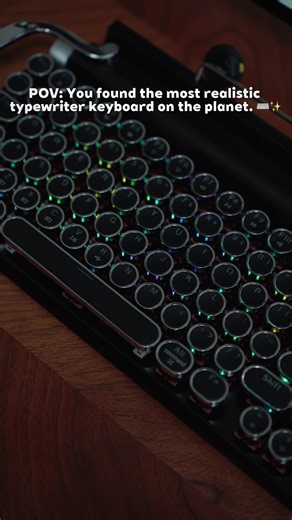 Modern Typewriter Aesthetic with Mechanical Keyboards