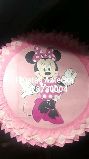 piñata de Minnie mouse.