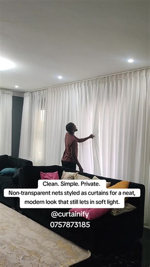 Modern Net Curtains for a Bright Atmosphere