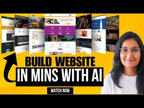 The EASY WAY to Create a Website Without Coding | 100% Free AII Website Builder