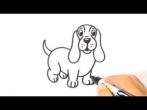 How to Draw BASSET HOUND DOG Step by Step Easy