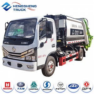 [Hot Item] 4-6 Cbm Mini Trash Garbage Compactor Truck Rubbish Trucks for Sale