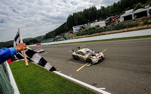 2023 Spa 24h 现场实拍 - 前四名冲线冷却圈