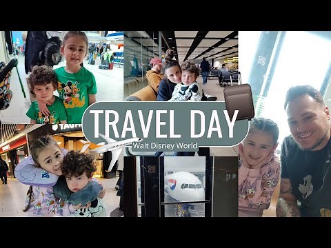 Flying to Walt Disney World! ✈️ London Gatwick to Orlando International | Travel Day Vlog
