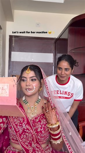 YASHVI MODI | Lucknow Makeup Artist 🕉️ on Instagram: "It was such an overwhelming moment for me 🥹♥️ Thankyou Simran @dhruvic513 for such a cute Review♥️🫂 Love You even more ✨ For Bridal Makeup Queries: Call/WhatsApp on 8840955564 ☎️ [bridal makeup, natural bride, glowing bride, Indian wedding, bridal transformation, bride reaction, no makeup bride, emotional bride moment, soft glam Makeup, Marwadi Bride] #MarwadiBride #bridalmakeup #indianbridemakeup #bridalmakeupartist #lucknowmakeupartist"