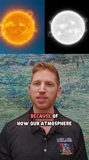 The Sun from Earth vs. from Space