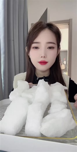 W26 - white frost block #iceeatingasmr