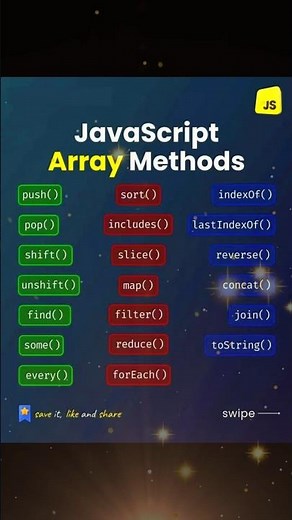 Javascript Array Method Tips & Tricks | #coding #javascript