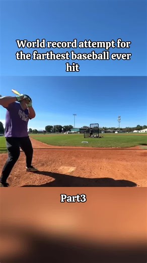 World record attempt for the farthest baseball ever hit | Baseball Plays