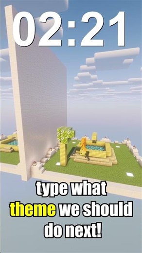 5 BLOCKS CHALLENGE - MINECRAFT🏡 #minecraft #minecraftbuilds #gaming #minecraftchallenge #gameplay
