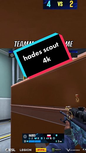 Hades Scout 4K Gameplay in CS:GO