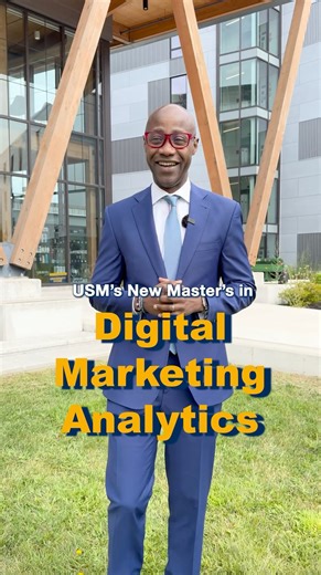 Big news: USM is launching a Master’s in Digital Marketing Analytics - the first of it's kind in New England! We asked Dr. Amendah some of your burning questions, and here are the program highlights: ✅ Flexible format ✅ 3 start terms per year ✅ Hands-on, real-world experience Whether you’re leveling up your career or breaking into the field, this program is built to meet you where you are—and get you where you want to go. 📊 Ready to lead in the world of digital marketing? Learn more here: https