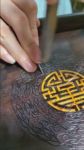 The making silver wire inlay