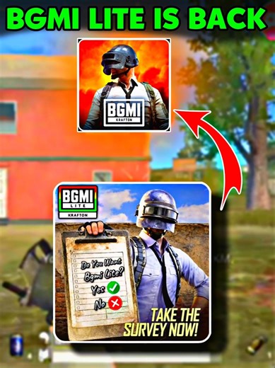 Finally🔥Bgmi Lite Back In India 😱 #kiritobgmi #bgmilite #bgmi #battlegroundsmobileindia