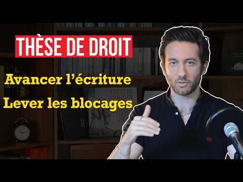 Thèse en droit: 4 problèmes les plus fréquents (problématique, veille juridique, écriture de thèse…)