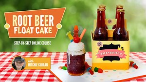Root Beer Float Cake Tutorial