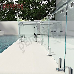 [Hot Item] Contemporary Swimming Pool Stainless Steel Glass Railing Easy DIY Installation Balcony Guardrail