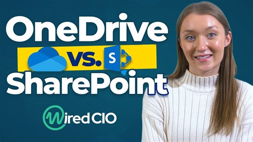 Wired CIO on Instagram: "OneDrive and SharePoint serve very different purposes within Microsoft 365. Understanding when to use personal file storage versus team-based collaboration can significantly improve governance, security, and productivity across your organization. #WiredCIO #Microsoft365 #CloudCollaboration #ITStrategy #InformationManagement"