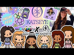 KATSEYE X TOCA BOCA COLLAB! ✨ SNEAK PEEK! 👀🤩 ➕ UNBOXING 📦😍 TOCA BOCA WORLD 🌍