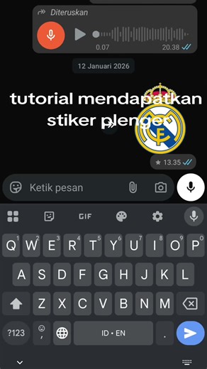 Tutorial Menggunakan Stiker Plenger di Emoji