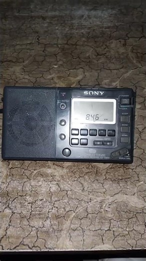 846 Khz Akashawani TRX Ahmedabad India QTH Karachi Pakistan 🇵🇰Sony ICF-SW 33