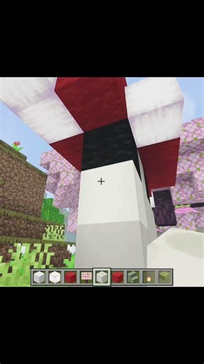 Cute Mushroom build 💗✨️ #minecraft #comment