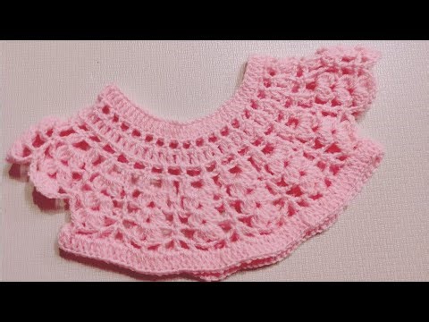 How to make a crochet Yoke for frock and romper..