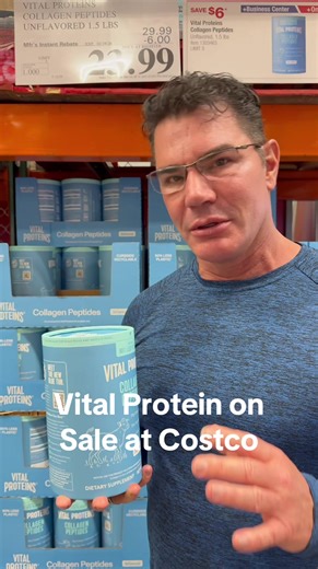 We all need collagen protein. We need it even more as we get older. It is the most abundant form of protein in our bodies. It’s critical for skin and hair health in addition to many other functions. I like Vital protein because it mixes well and hot or cold liquids, and it doesn’t have any taste that interferes with the flavor of your drink. It’s well tolerated by people with a sensitive stomach. Costco has an incredible buy on this protein powder right now. Significantly less than Whole Foods. 