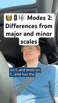 👨‍🏫🚦🎼 Modes 2: Differences from major and minor scales #MusicTheory #Pedagogy #MusicEducation