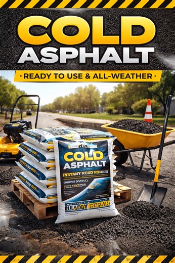🚧 NSN Cold Asphalt Patch – Instant Road Repair Solution 🚧 Road damage and potholes can cause serious problems for vehicles and infrastructure. NSN Cold Asphalt Patch by National Supply Network is a reliable and easy solution for fast road repair. It is specially designed for quick fixing of potholes, damaged roads, parking areas, and driveways. Our Cold Asphalt Patch is ready to use directly from the bag. No heating or special equipment is required, which saves time and labor cost. It works in