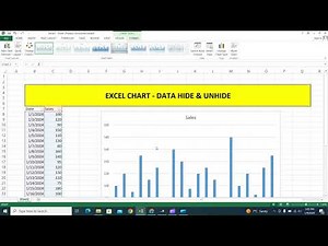 HIDE & UNHIDE, DATA FILTERS IN EXCEL CHARTS | Chart in Excel | Excel Dynamic Chart | #exceltips |