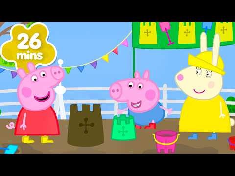 ¡Peppa aprende a hacer Castillos de Barro GIGANTES! 🏰🎪 | Nuevos Episodios Completos