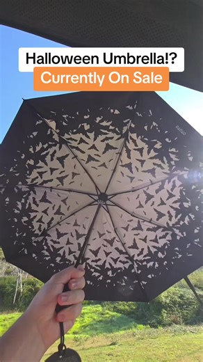 Just got my hands on this incredible vampire umbrella and I'm absolutely obsessed! 🦇 The bat silhouettes on the inside give me all the spooky fall vibes I need while keeping me dry during these rainy September days. There's something so satisfying about opening it up and seeing that dramatic Dracula-inspired design - it's like carrying a piece of Halloween magic with me everywhere I go. Perfect timing too since the weather's been so gloomy lately! Who says practical can't be fun? This is defini