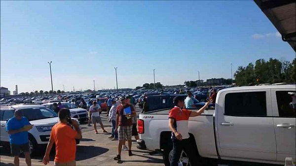 I went to a dealer auction while on vacation to see these Ferraris, Corvettes, and Mustangs.