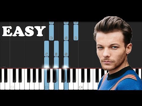 Louis Tomlinson - Two Of Us (SLOW EASY PIANO TUTORIAL)