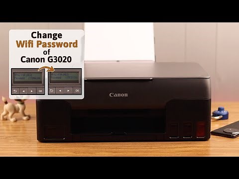 Canon Pixma Printer: How to Manually Change Wi-Fi Password!