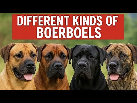 Different Kinds of Boerboels 🐶 | South African Mastiff Types Explained!