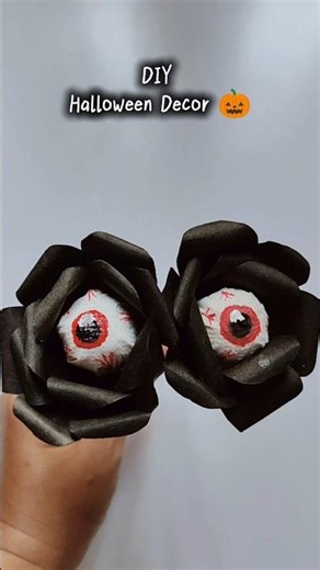 DIY Halloween Bouquet 🎃 #diy #craft #halloween #fyp