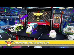 Cars 3: Driven to Win (PS4) Gameplay - Champion Battle Race Cup (Playing as Dr. Damage)