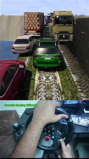 Funny Moment In Euro Truck Simulator "ETS2" 😂😹 #shorts